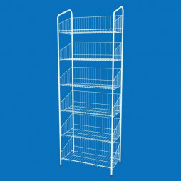 Стелаж сітчастий побутовий з кошиками Господиня