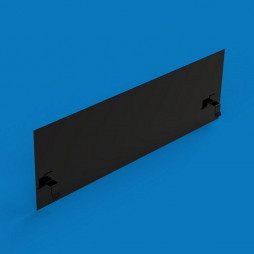 Рекламна металева панель для стелажа Єва-60, чорний