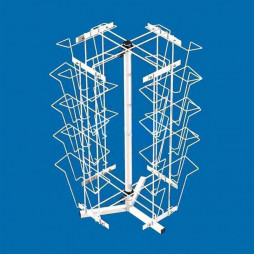 Стійка настільна обертова під журнали А4 16 кишень