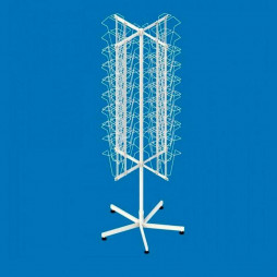Стойка вращающаяся под открытки А5 и А6 72 ячейки (4-х лучевая)