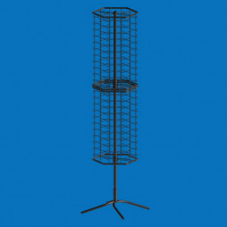 Стійка для окулярів підлогова обертова (132 кишені), чорна