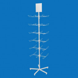 Торгова стійка під пакети з гачками
