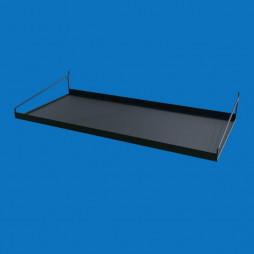 Полиця навісна на перфорацію 600х270, чорна