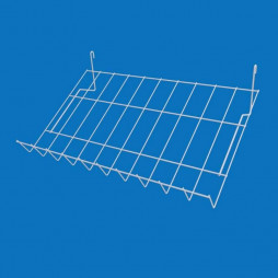 Полиця металева похила 50 мм для сітки, кут нахилу 30