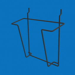 Для продажу під листівки кишеня на перфорацію, чорна