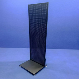 Стойка торговая перфорированная 50х185, на подиуме, черная