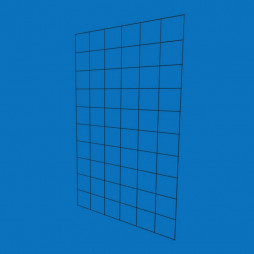 Торгова сітка 60×120 см (око 100×100 мм, D2,5 мм), чорна