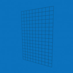 Торгова сітка 100×160 см (око 100×100 мм, D2,5 мм), чорна