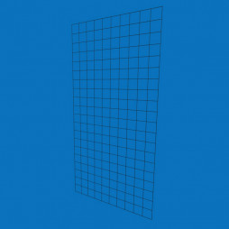 Торгова сітка 100×200 см (око 100×100 мм, D2,5 мм), чорна