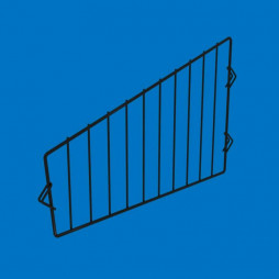 Сітчаста перегородка для кошика «Колосок» (350×90×200), чорна