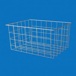 Корзина сетчатая 400х300х200, серая