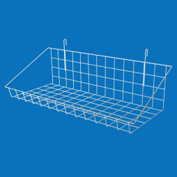Навесная сетчатая корзина для магазина 195х700х300